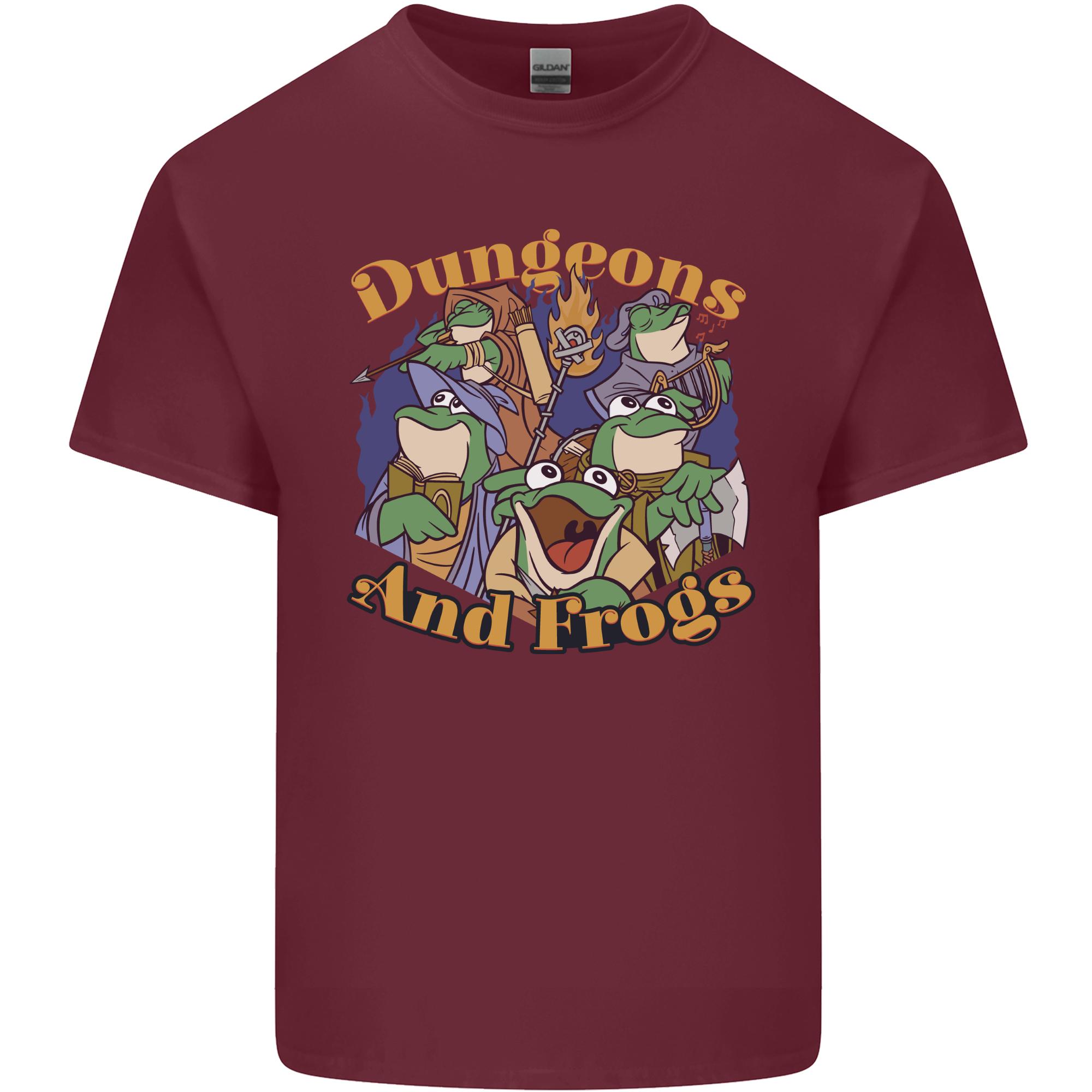 Dungeons Frogs Role Play Games RPG Unisexs Light Cotton TShirt S
