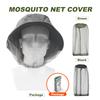 Chapéu Rede Mosquiteiro para Pesca Caminhada Cobertura de Cabeça Protetora contra Insetos Mosquitos Marimbondos Insetos Chapéu de Pesca ao Ar Livre Chapéu Anti Mosquitos Insetos