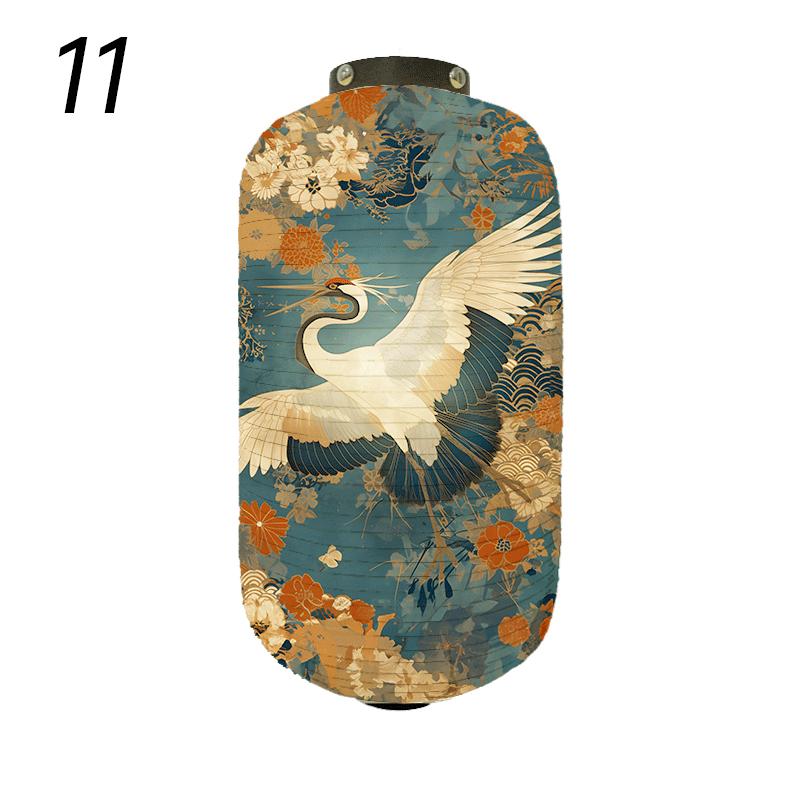 Japanese Style Traditional Cloth Lantern Crane Izakaya Sushi Restaurant Decor Signboard Party Festival Outdoor Decor Lantern