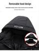 Winter Men's Business Down Jacket for Seniors - Thick, Warm, Plus Size Short Coat