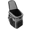 Dog Bike Basket Waterproof Breathable Removable Dog Carrier Backpack for Outdoor Travel