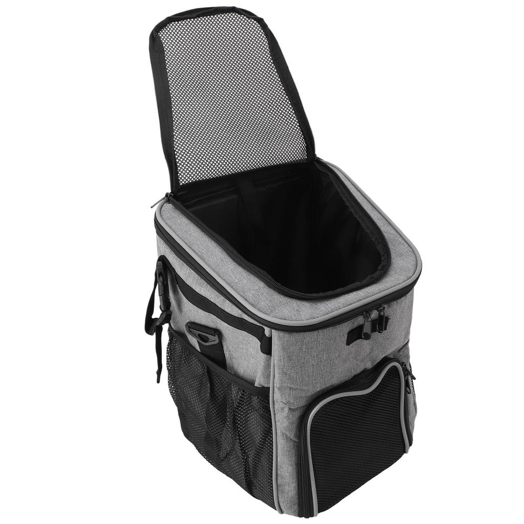 Dog Bike Basket Waterproof Breathable Removable Dog Carrier Backpack for Outdoor Travel