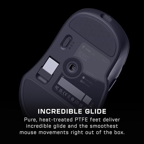Turtle Beach Kone II Air Wireless Gaming Mouse 26K DPI 2.4G Bluetooth Multi-Button MMO RTS Macro Clutch Ergonomic Black