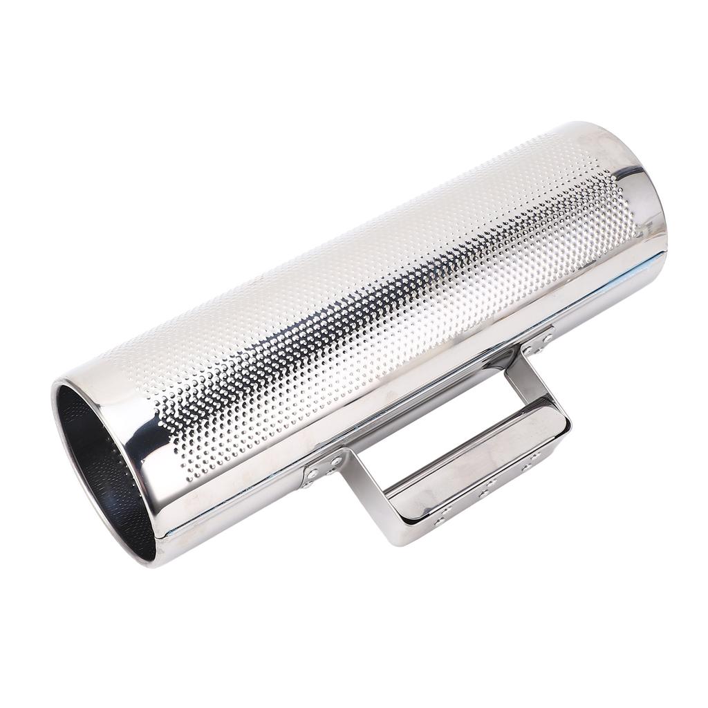 Guiro Instrument 32x10cm Stainless Steel Latin Percussion Instrument Metal Guiro Shaker with Scraper