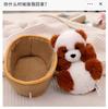 HYAKURI Plüsch Niedlich Klein Gefüllter Körper Plüschtier Panda Bär/Teddybär, Tier, Tier/Bärenwickel/Bärenkissen/Feier/Flauschig (C Grau, 21cm)