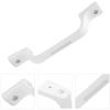 Akozon Grab Handle,Rv Door Handle Grab Bar 9.25in Plastic Rv Entry Handle Grab Bar White for RV Trailer Camper Motor Home Yacht