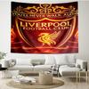 Liverpool F.C Print Tapestry - Portable Wall Decor Cloth, for Home, Dorm, Travel, Bedroom, Living Room - Ideal Birthday Housewarming Gift