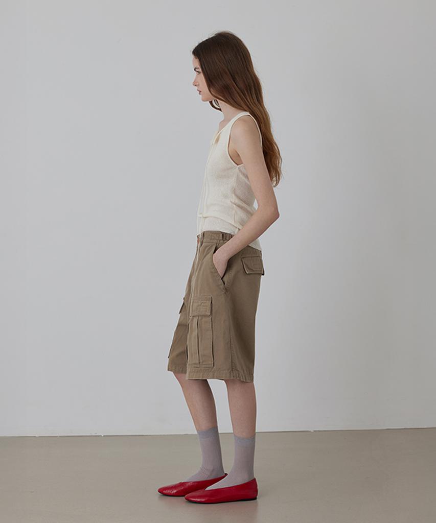 Kwinseulaebis Cargo Buckle Bermuda Pants