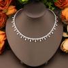 Luxury Marquise Cubic Zirconia Jewelry Set for Weddings