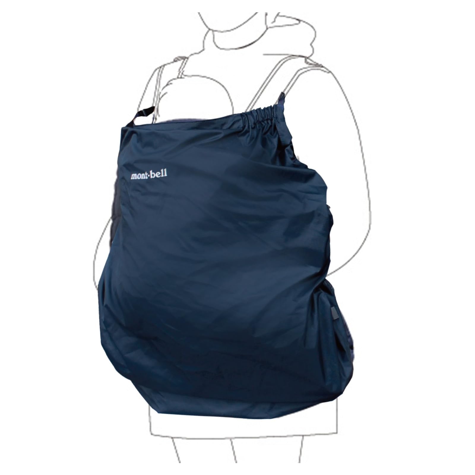 

Montbell Pocketable Baby Carrier Rain Cover #1124820 Navy