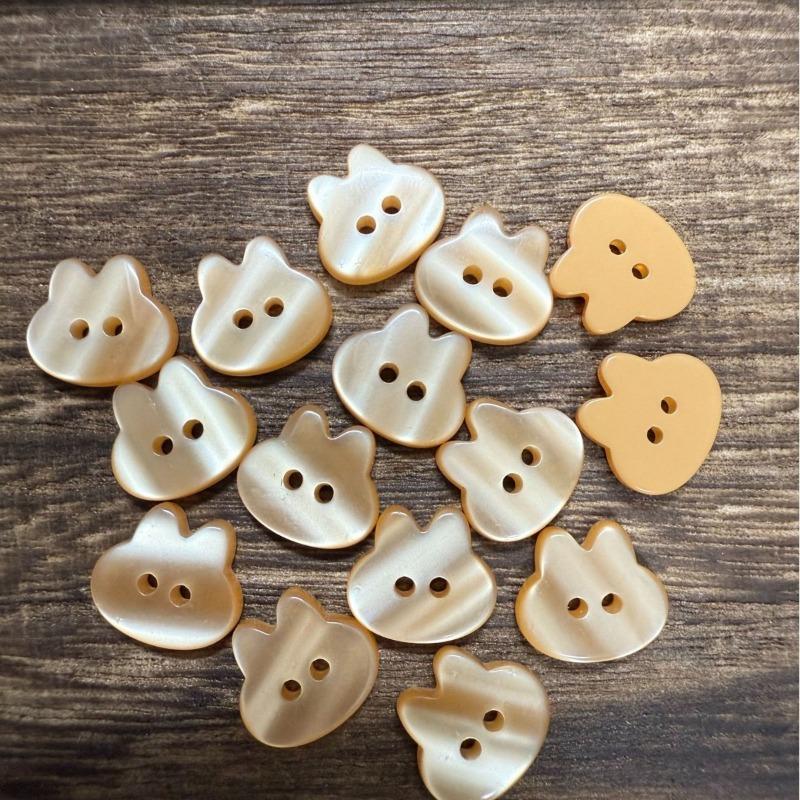 Resin Cartoon Cute Rabbit Head Children's Sweater Cardigan Button DIY Handmade Baby Clothes Decoration Button