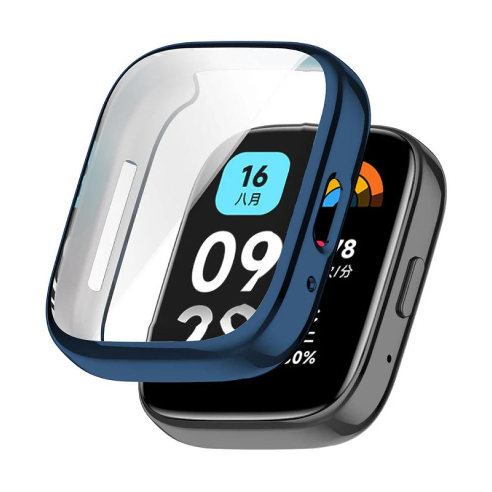 TPU Screen Protector Cover For Xiaomi Redmi Watch 3 Active/Lite Smart Watchband Case Protective Shell Bumper Soft Film Duricrust