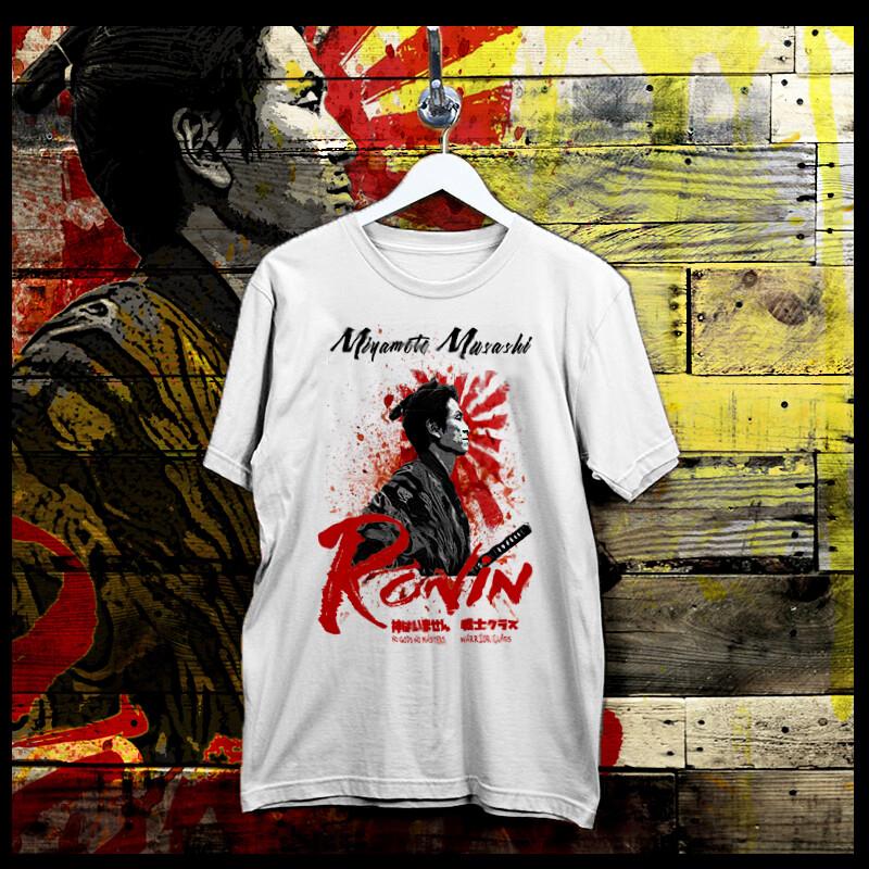 

Samurai T-Shirt Bushido Code Ronin Hanzo Sword Warrior Deadly Assassin tee S
