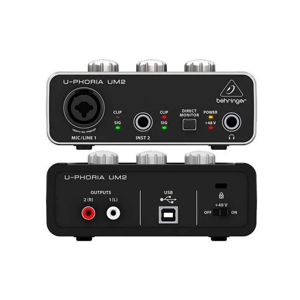 

Аудиоинтерфейс Behringerhringer U-Phoria UM2