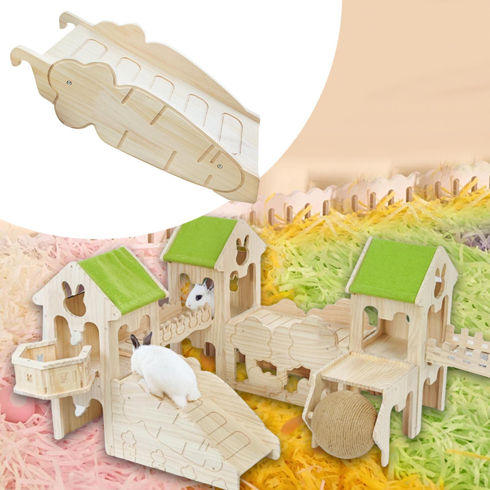 

Будиночок для кролика, декор для середовища існування, печера, аксесуари, міцна схованка для хом яка, іграшка для активності дрібних домашніх тварин для піщанки Style D