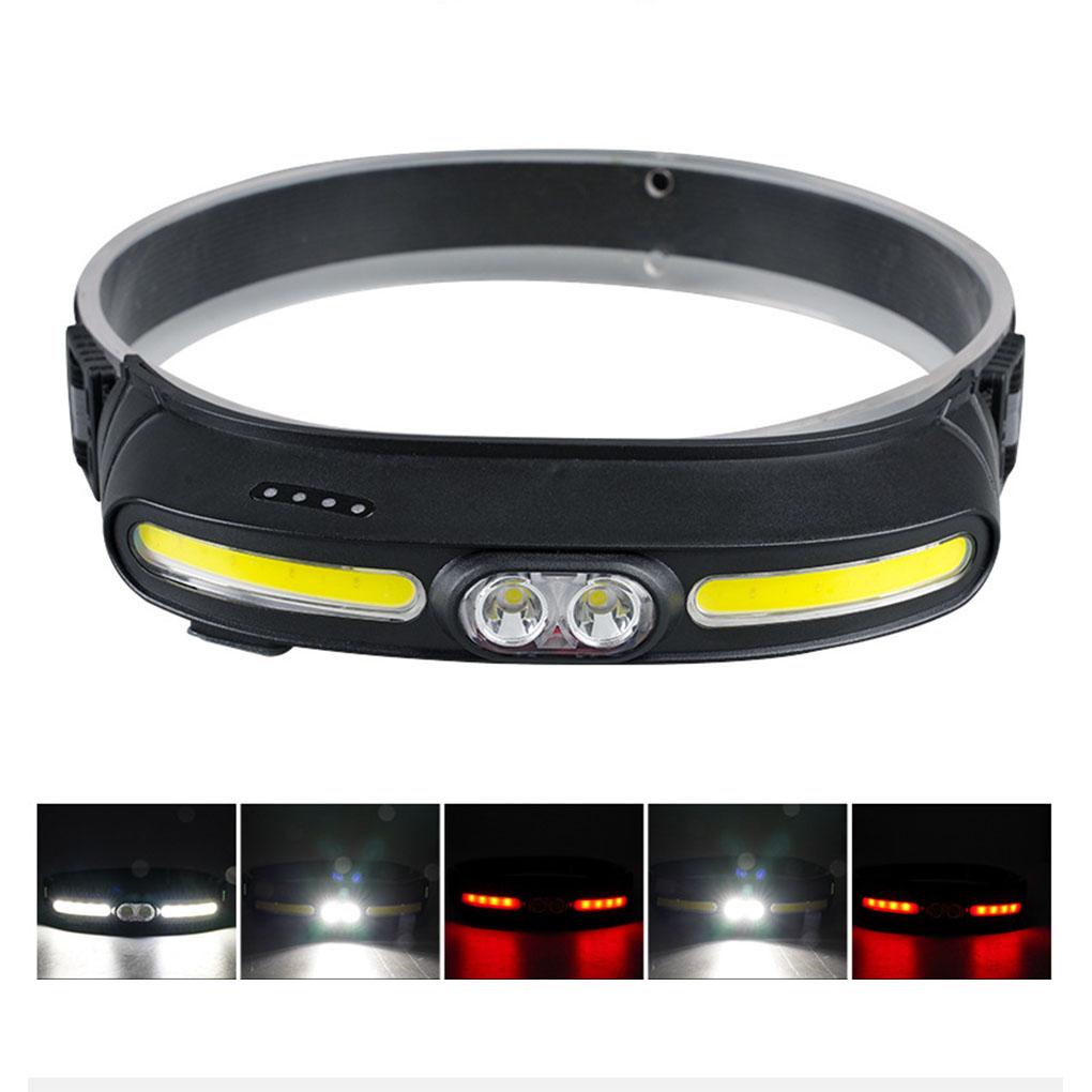 Multifunctional COB light Professional Powerful Cycling Hiking Outdoor Rechargeable LED lamp Mounted Lamp