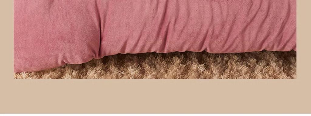 Thick Coral Fleece Blanket for Winter - Soft Velvet Quilt for Dorm, Nap, Sofa Use