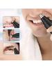 Electric Nose And Ear Hair Trimmer With Stainless Steel Doubled Winged Blade Painless Portable Battery-Operated Hair Remover