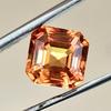 Natural Padparadscha Sapphire 8.60 Ct Asscher Certified Stunning Loose Gemstone