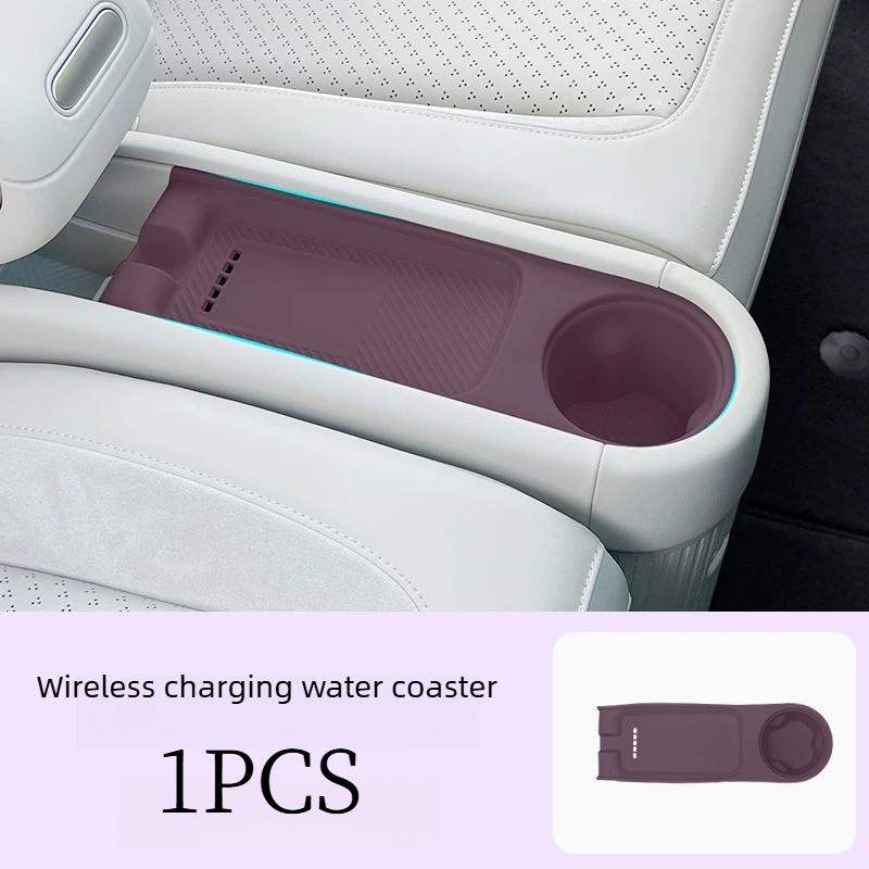 Non Slip Dust Proof Cup Mat and Wireless Charging Pad for NIO Firefly Interior Modification Supplies