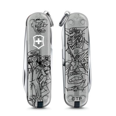 VICTORINOX Classic Multitool Yatterman Zeichnung 0.6223.T31-X1
