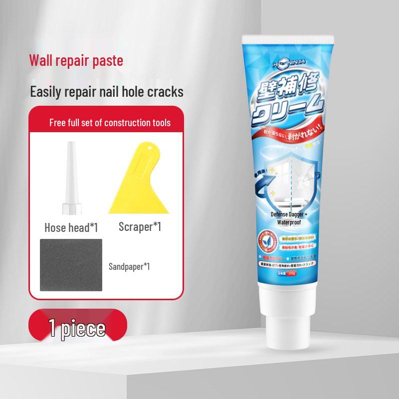 Водонепроницаемая паста для ремонта стен - Белая латексная шпаклевка для трещин и отверстий