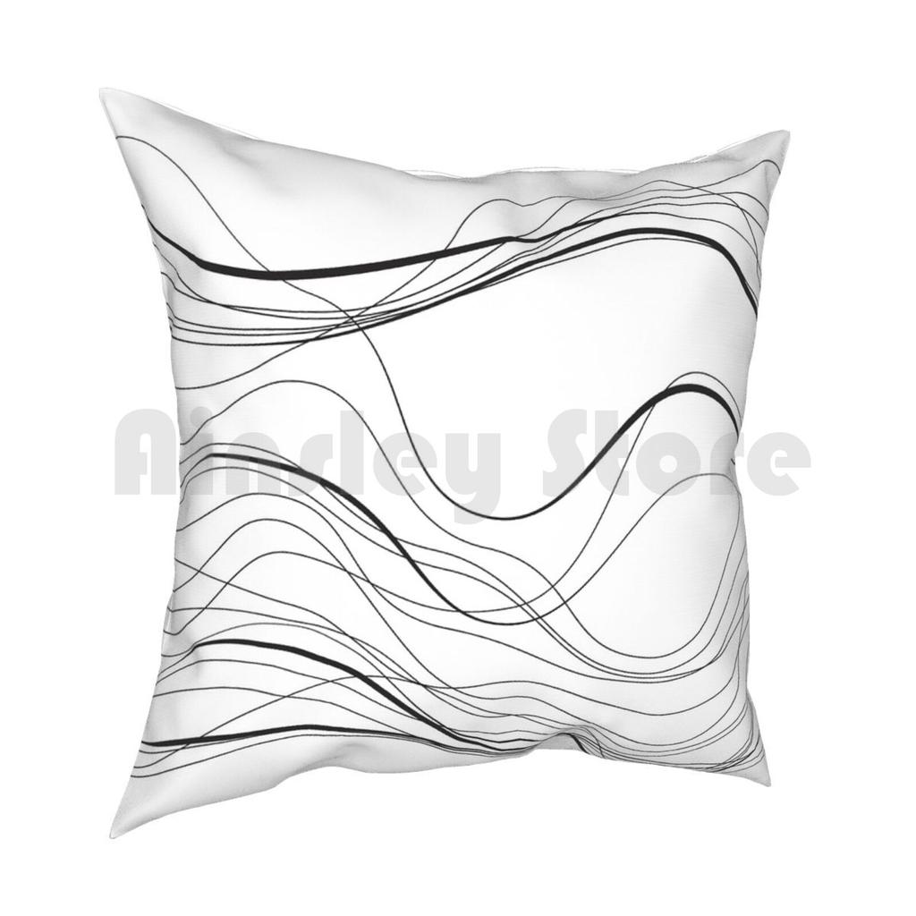 Vibe Pillow Case Printed Home Soft DIY Pillow Cover Vibe Sound Gentle Tone Resonance Music Sounds Trembling Quaking