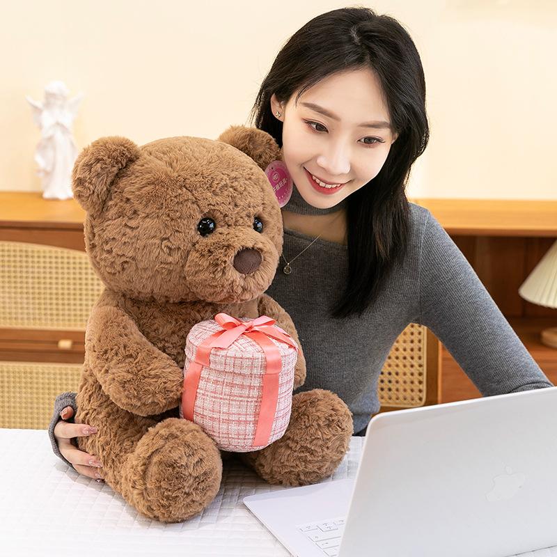 Cute Gift Bear Doll Birthday Gift Teddy Bear Cute Pillow Doll for Girlfriend Valentine's Day Gift