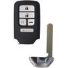 Replacement Keyless Entry Remote Control Key Fob Shell fit for Honda Accord Civic CR-V CRV Pilot Passport ight EX EX-L Touring.Part Number:HYQ12BDM(5