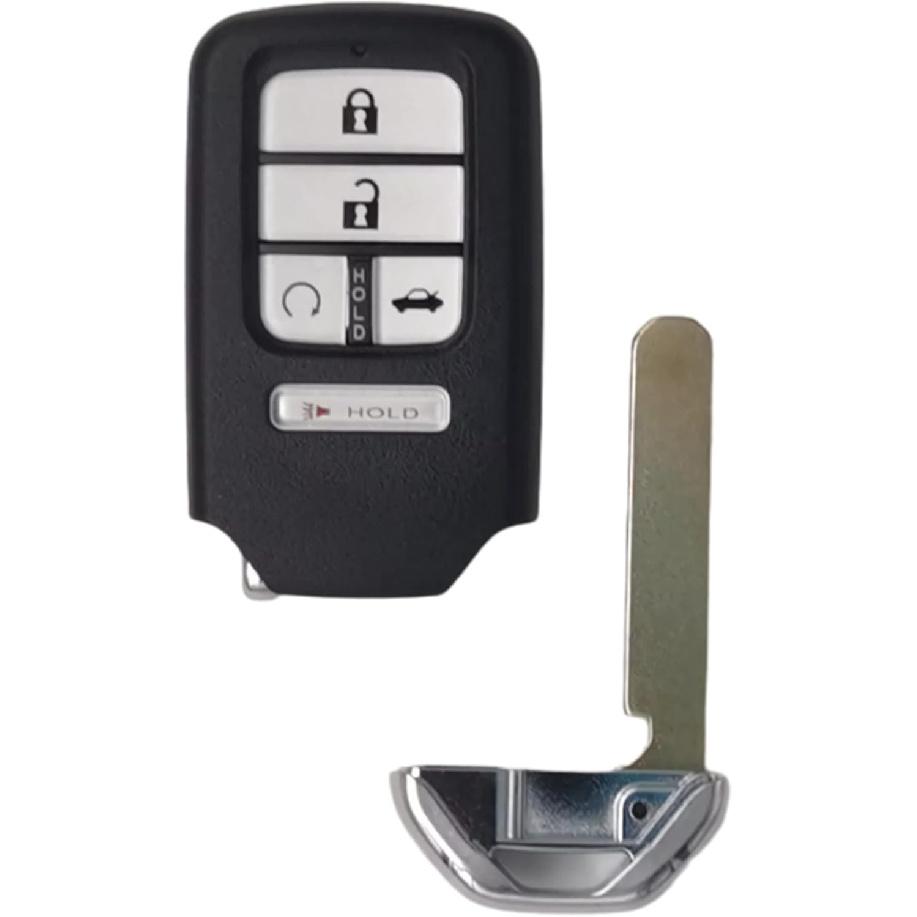 Replacement Keyless Entry Remote Control Key Fob Shell fit for Honda Accord Civic CR-V CRV Pilot Passport ight EX EX-L Touring.Part Number:HYQ12BDM(5