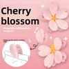 1pcs Kitchen Magnetic Cherry Blossoms Clips Ziplock Refrigerator Message Notes Strip Magnet Sticker Photo Home Sealing Clip