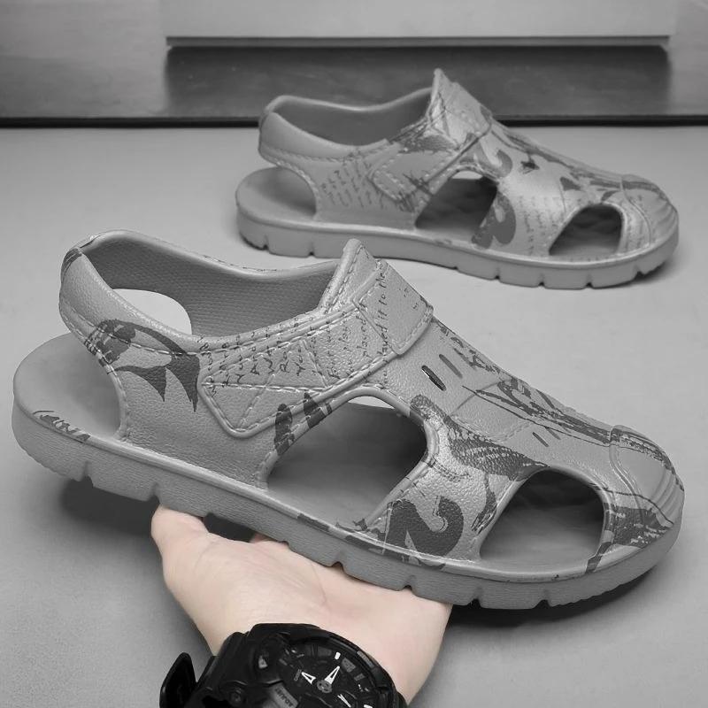 

Fashion Beach Man Sandals Non-slip Summer 2025 Eva on Offer Color Luxury Original Open Toe Breathable Comfortable Outdoor Shoes for Men 45