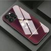 Red Base Gold Rose Tempered Glass Phone Case For Samsung Galaxy S26 Ultra S25 Plus S24 S25 Ultra 5G S23 FE Lens Protect Cover