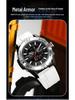 SANDA Multifunctional Outdoor Waterproof Watch with Three-Time Zone and Calendar Features for Students
