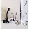 4PCS Modern Minimalist Desktop Deer Ornament Light Luxury Home Decor Foyer Wine Cabinet Living Room Creative Decoration