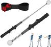 Golf Swing Retractable Stick Left Hand Swing Posture Assist Stick Left Hand Stick Correction Belt