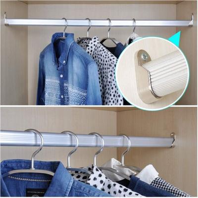 2-10pcs Oval Closet Pole Sockets,Flange Rod Holder,Closet Rod Brackets,Hanging Clothes Rod Holder,Wardrobe Clothes Tube Support