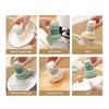 Cleaning Brush with Integrated Scrubber Powerful Decontamination Comfortable Handle Replaceable Brush Head Cleaning Scrubber Easy Dishwashing Tool