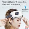 Folding Eye Massager Eye Mask  Smart Bluetooth Music Eye Massager Airbag Compress Eye Eye Relax Fatigue Pouch