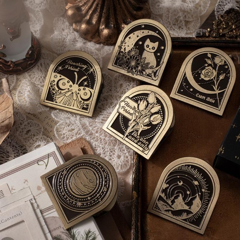 Vintage Paper Clip Metal Binder Clip for Journaling and Scrapbooking Metal Paper Clamp for Organizing File Photo Paper