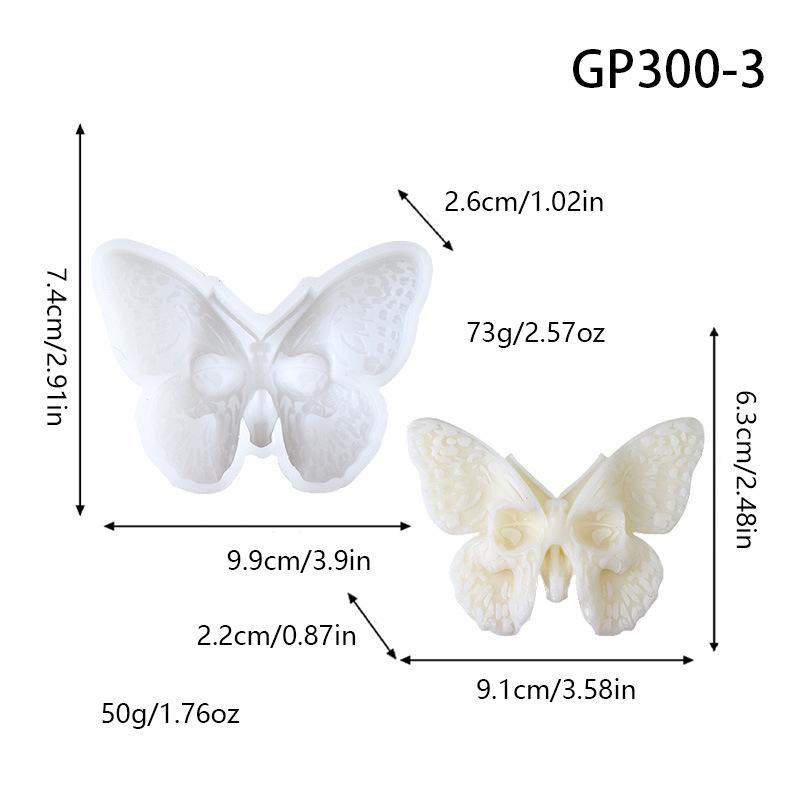 Butterfly Silicone Mold for Aromatherapy, Candle, Chocolate, Cake, and Candy DIY.