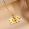 Book Pendant Necklace My Little Star Book Necklace Mini Book