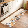 Cartoon Katze Läufer Teppiche Niedliches Tier Muster Saugfähige Rutschfeste Matten Modernes Indoor Flur Küche Schlafzimmer Dekor Langer Teppich
