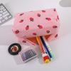 Storage Organizer Cute Makeup Bag Strawberry Printed Cosmetic Pouch Large Travel Cosmetic Bag Makeup Accessory