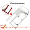 For Volkswagen VW T-Cross 2018-2026 2026 2026 LHD Center Water Cup Holder Panel Decorative Frame Cover Trim Sticker Steel Acc.