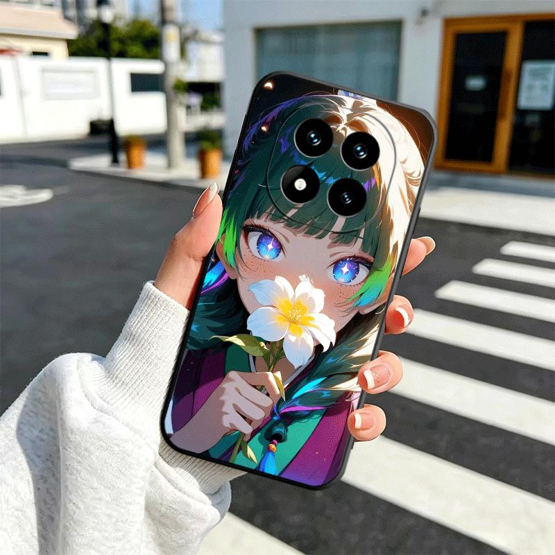 A-Apothecary D-Diaries Anime Weiche Handyhülle für Xiaomi Redmi Note 12 13 14 15 Pro Plus 11 12S 11S 11T 10 4G Schwarze Hülle Rückseite Sh
