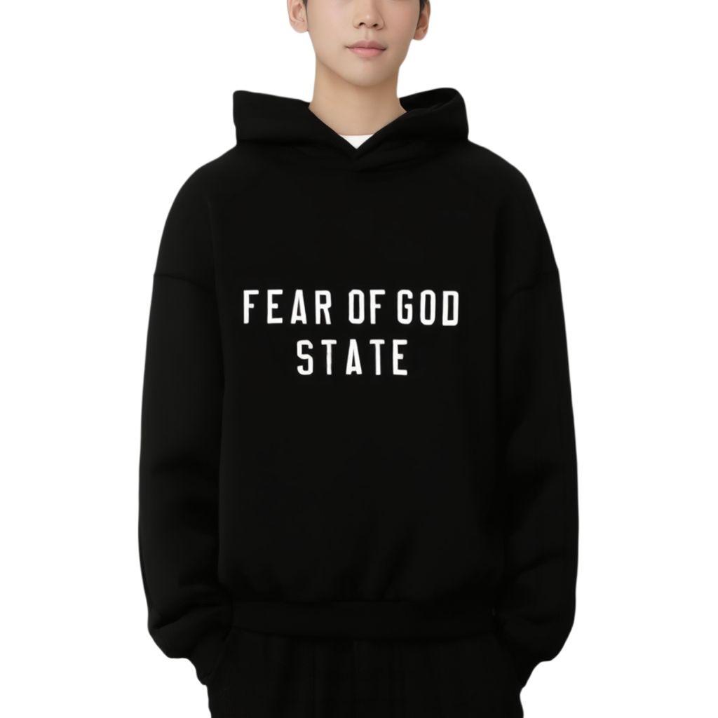 Fear Of God Essentials logo-print hoodie Men's 192HO244810F