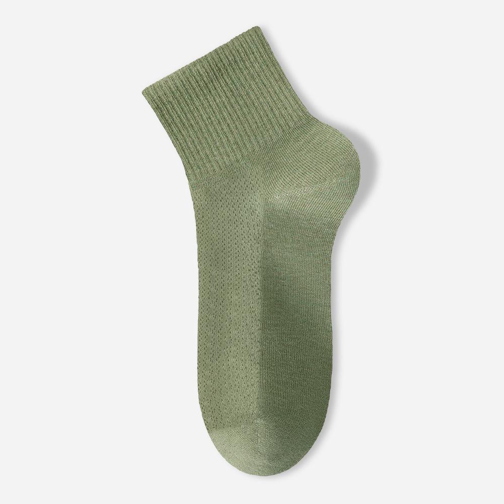 

Мужские тонкие хлопковые сетчатые дезодорирующие носки для поглощения пота, дышащие, бесшовные спортивные носки для весны и лета 1 pair сосна зеленый