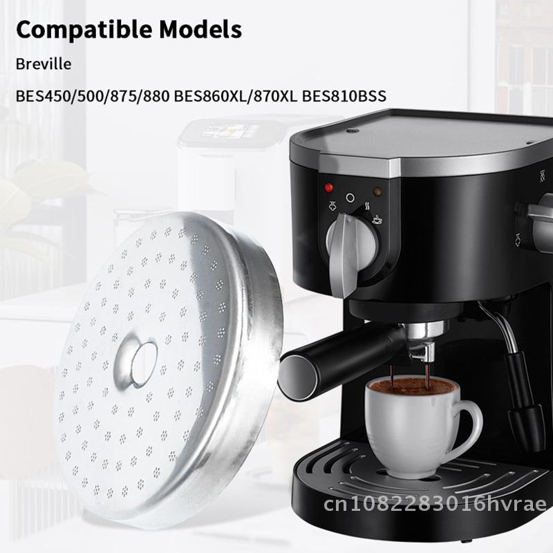 53mm Stainless Steel Shower Head Filter for Espresso Machines Compatible with BES870XL BES860XL BES880 BES875 BES500