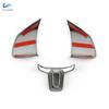 Accessoires de Voiture en ABS Cache-Volant Garniture Pour VW Golf 6 MK6 Passat B7 Jetta Bora CC Tiguan Caddy Touran Motif Fibre de Carbone
